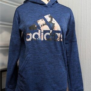 Adidas Navy Blue Logo Hoodie